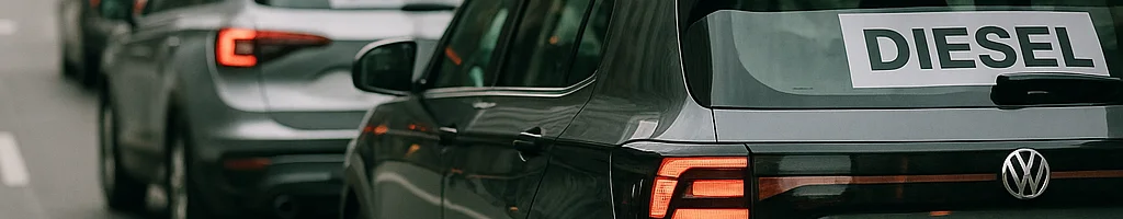 Реєстрація дизельних автомобілів в Україні зменшилась на 25% у травні