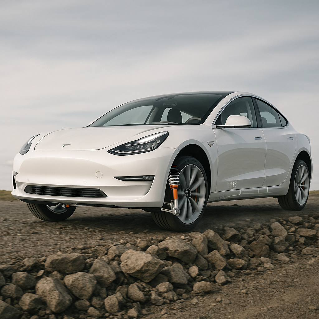 Tesla патентує активну підвіску для м’якшої їзди