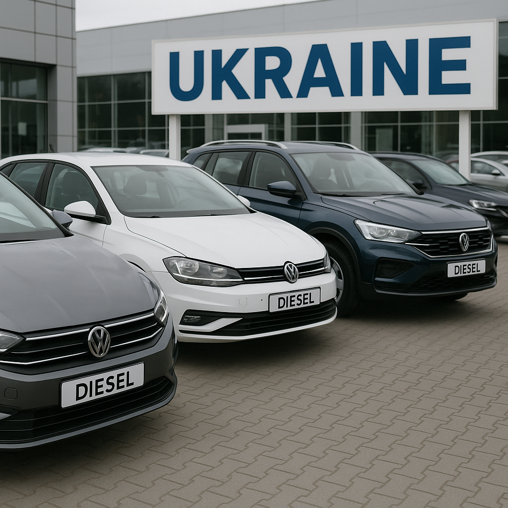 Попит на дизельні авто в Україні знизився за півріччя